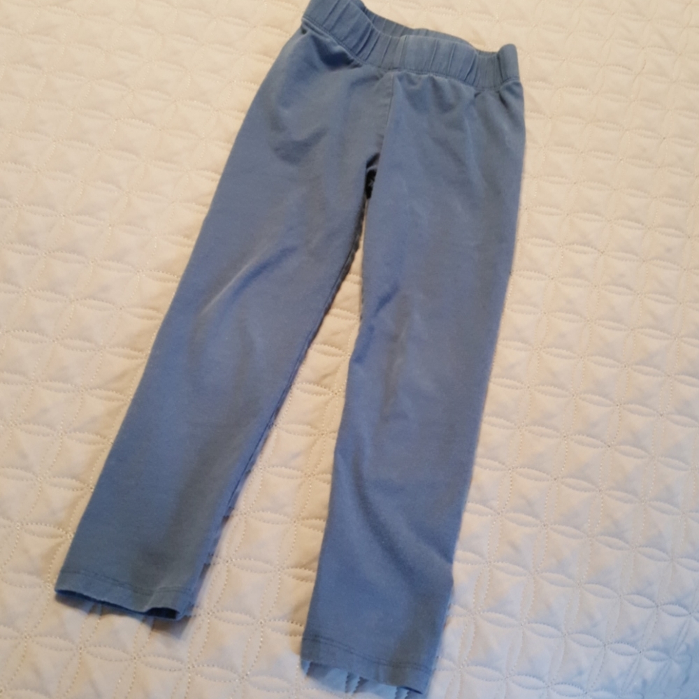 Little Skye size 4 blue stretch leggings